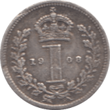 1908 MAUNDY ONE PENCE ( GVF ) - Maundy Coins - Cambridgeshire Coins