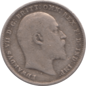 1908 MAUNDY THREEPENCE ( FINE ) 1 - Maundy Coins - Cambridgeshire Coins