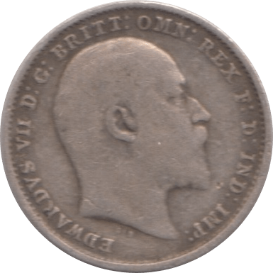 1908 MAUNDY THREEPENCE ( FINE ) 1 - Maundy Coins - Cambridgeshire Coins