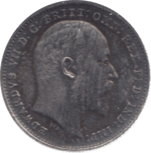 1908 MAUNDY THREEPENCE ( GVF ) 21 - Maundy Coins - Cambridgeshire Coins