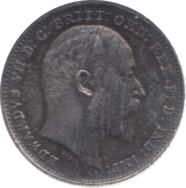 1908 MAUNDY THREEPENCE ( GVF ) 21 - Maundy Coins - Cambridgeshire Coins