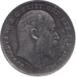 1908 MAUNDY THREEPENCE ( GVF ) 21 - Maundy Coins - Cambridgeshire Coins