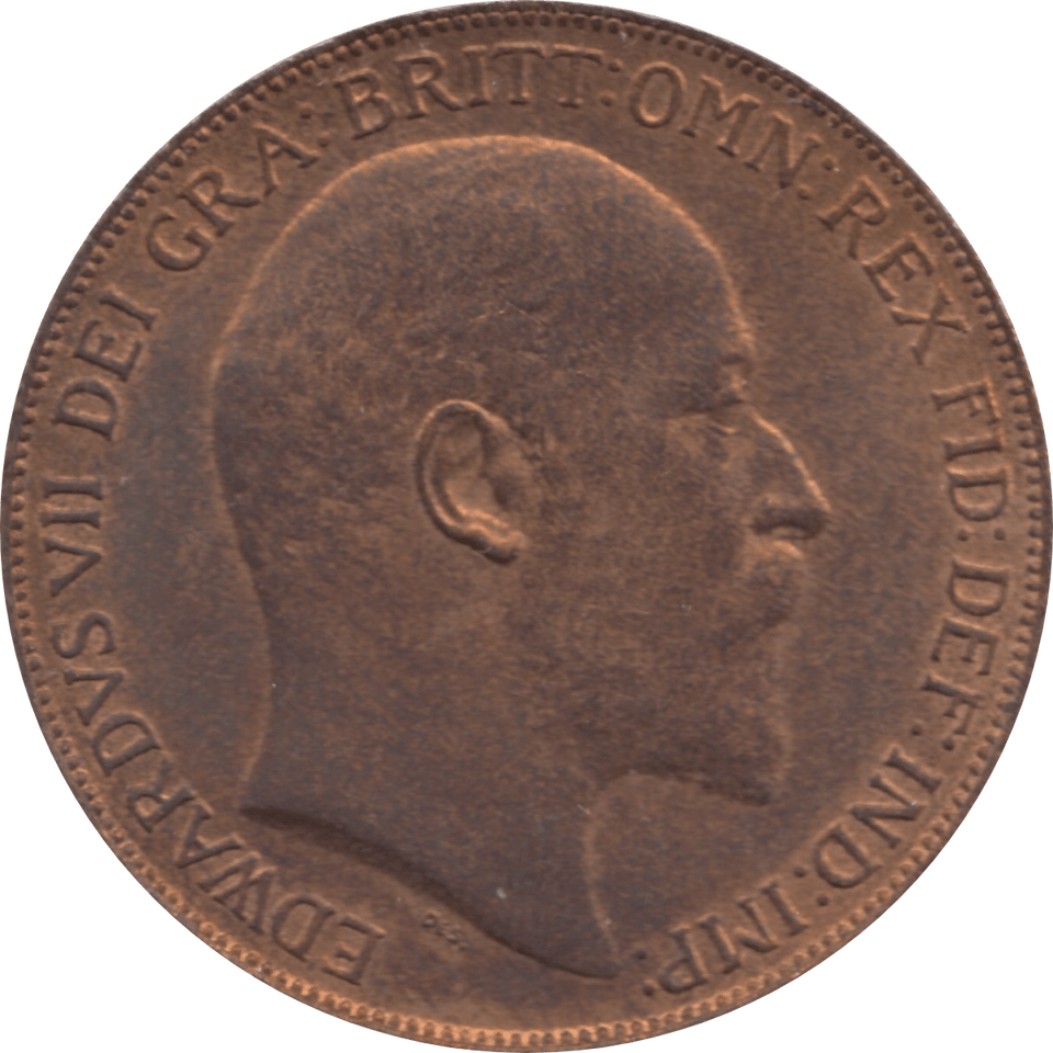 1908 PENNY 1 ( AUNC ) 21 - Penny - Cambridgeshire Coins