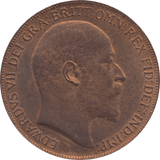 1908 PENNY 1 ( AUNC ) 21 - Penny - Cambridgeshire Coins