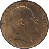 1908 PENNY 1 ( AUNC ) 69 - Penny - Cambridgeshire Coins