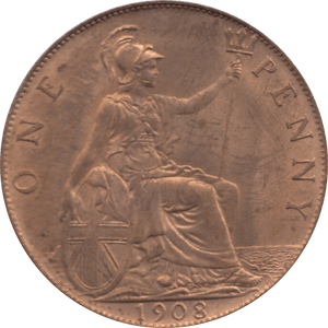 1908 PENNY 2 ( BU ) 9A - Penny - Cambridgeshire Coins