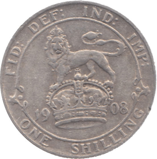 1908 SHILLING ( GF ) 9 - Shilling - Cambridgeshire Coins