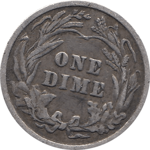 1908 SILVER DIME USA REF H12 - SILVER WORLD COINS - Cambridgeshire Coins