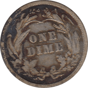 1908 SILVER DIME USA - SILVER WORLD COINS - Cambridgeshire Coins