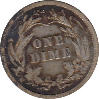 1908 SILVER DIME USA - SILVER WORLD COINS - Cambridgeshire Coins
