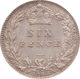 1908 SIXPENCE ( EF ) B - Sixpence - Cambridgeshire Coins