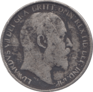 1908 SIXPENCE ( F ) - Sixpence - Cambridgeshire Coins