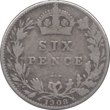 1908 SIXPENCE ( FINE ) - Sixpence - Cambridgeshire Coins
