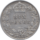 1908 SIXPENCE ( GVF ) I - Sixpence - Cambridgeshire Coins
