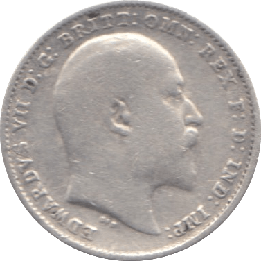 1908 THREEPENCE ( F ) - Threepence - Cambridgeshire Coins