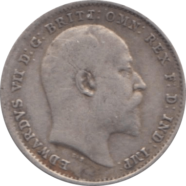 1908 THREEPENCE ( FINE ) - Threepence - Cambridgeshire Coins