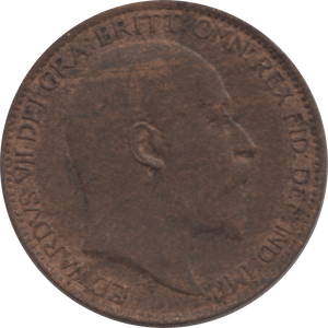 1909 FARTHING 2 ( EF ) 40 - Farthing - Cambridgeshire Coins