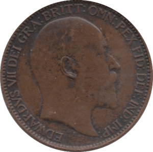 1909 FARTHING ( EF ) 5 - Farthing - Cambridgeshire Coins