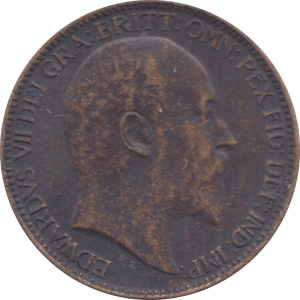 1909 FARTHING ( EF ) - Farthing - Cambridgeshire Coins