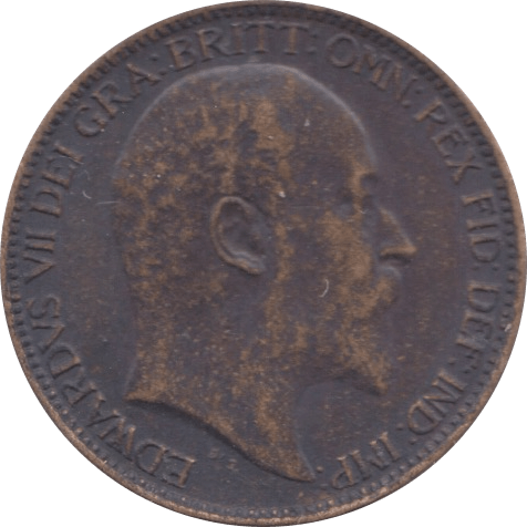 1909 FARTHING ( EF ) - Farthing - Cambridgeshire Coins