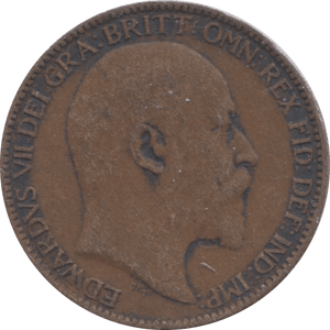 1909 FARTHING ( FAIR ) - Farthing - Cambridgeshire Coins