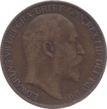 1909 FARTHING ( FINE ) 5 - Farthing - Cambridgeshire Coins