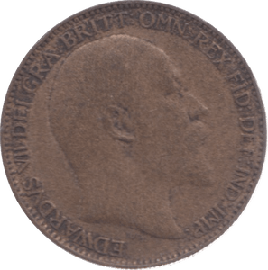 1909 FARTHING ( FINE ) 5 - Farthing - Cambridgeshire Coins