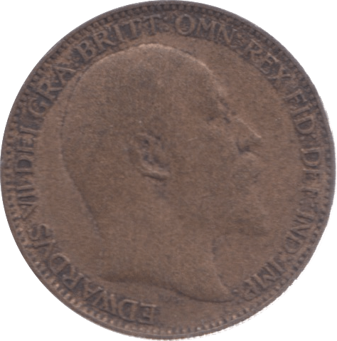 1909 FARTHING ( FINE ) 5 - Farthing - Cambridgeshire Coins