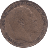 1909 FARTHING ( FINE ) 5 - Farthing - Cambridgeshire Coins