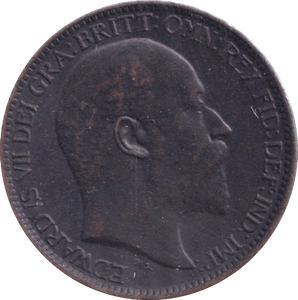 1909 FARTHING ( UNC ) - Farthing - Cambridgeshire Coins