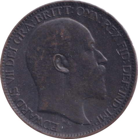 1909 FARTHING ( UNC ) - Farthing - Cambridgeshire Coins