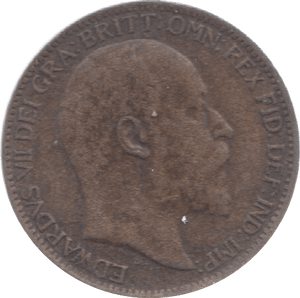 1909 FARTHING ( VF ) 23 - Farthing - Cambridgeshire Coins