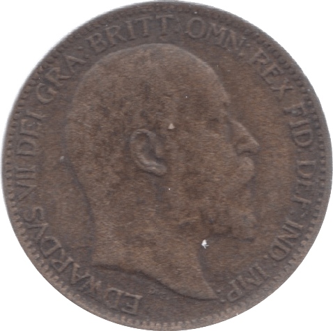 1909 FARTHING ( VF ) 23 - Farthing - Cambridgeshire Coins
