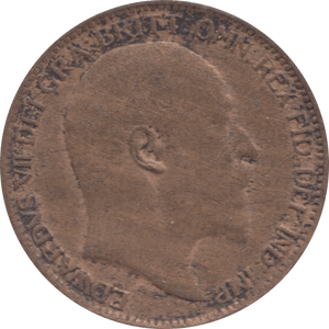 1909 FARTHING ( VF ) - Farthing - Cambridgeshire Coins