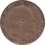 1909 FARTHING ( VF ) - Farthing - Cambridgeshire Coins