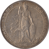1909 FLORIN ( AUNC ) - FLORIN - Cambridgeshire Coins
