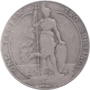 1909 FLORIN ( FINE ) 6 - Florin - Cambridgeshire Coins