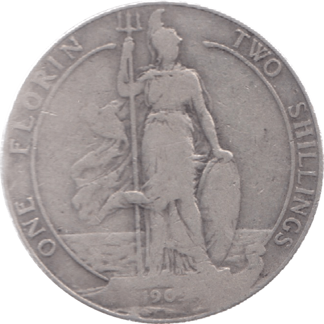 1909 FLORIN ( FINE ) 6 - Florin - Cambridgeshire Coins