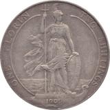 1909 FLORIN ( GF ) 11 - Two SHILLINGS - Cambridgeshire Coins