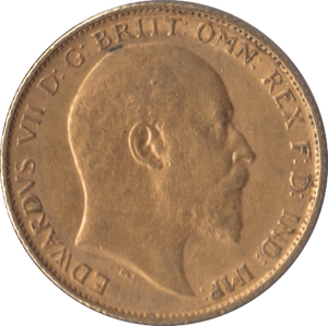 1909 GOLD HALF SOVEREIGN ( EF ) 2 - Half Sovereign - Cambridgeshire Coins