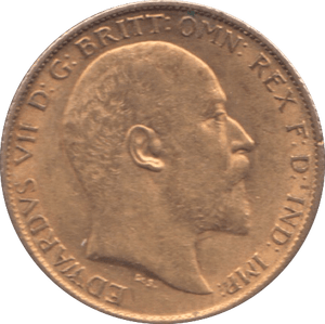 1909 GOLD HALF SOVEREIGN ( EF ) - Half Sovereign - Cambridgeshire Coins