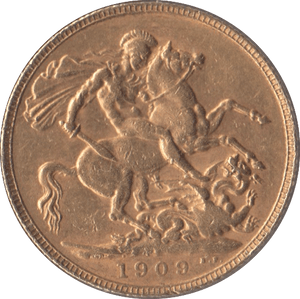 1909 GOLD SOVEREIGN ( EF ) PRETORIA MINT - Sovereign - Cambridgeshire Coins