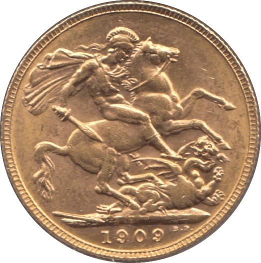 1909 GOLD SOVEREIGN ( EF ) - Sovereign - Cambridgeshire Coins