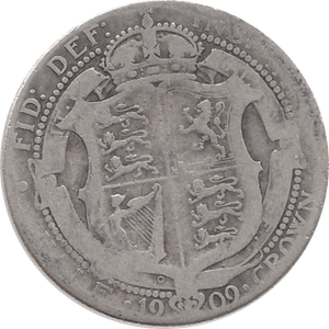 1909 HALFCROWN ( FAIR ) - Halfcrown - Cambridgeshire Coins