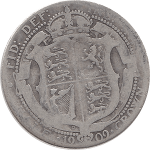1909 HALFCROWN ( FAIR ) - Halfcrown - Cambridgeshire Coins