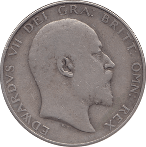 1909 HALFCROWN ( FINE ) 2 - Halfcrown - Cambridgeshire Coins