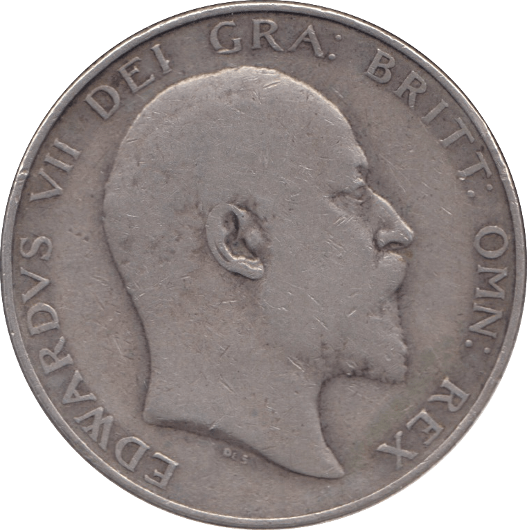 1909 HALFCROWN ( FINE ) 2 - Halfcrown - Cambridgeshire Coins