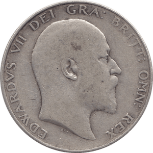 1909 HALFCROWN ( FINE ) 4 - Halfcrown - Cambridgeshire Coins