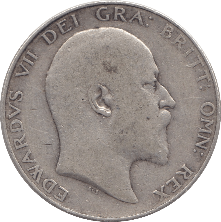 1909 HALFCROWN ( FINE ) 4 - Halfcrown - Cambridgeshire Coins