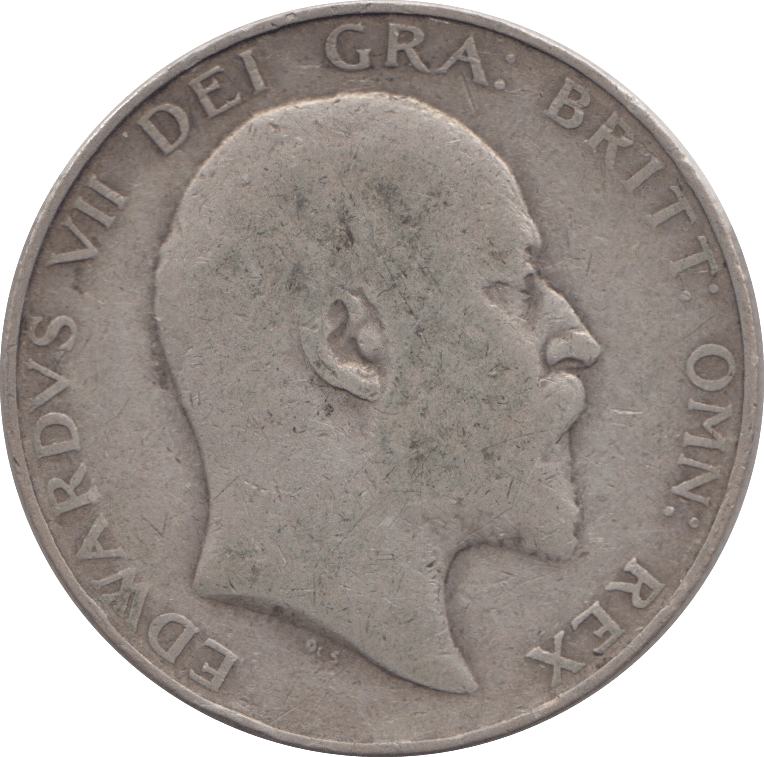 1909 HALFCROWN ( FINE ) 5 - Halfcrown - Cambridgeshire Coins